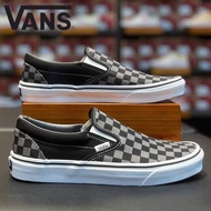Vans Slip on/Old Skool shoes Kasut Vans lelaki canvas shoe Black school shoes Sepatu sekolah hitam