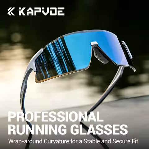 KAPVOE UV400 Photochromic HD Sunglasses Stylish Outdoor Glasses for Mountaineering Cycling Running C