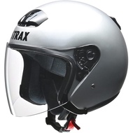 LEAD STRAX SJ-4 Jet Motorcycle Helmet - Black/Silver (Size BIG: 63-64 cm)