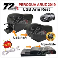 Perodua Aruz 2019 HC Cargo Premium USB LED Indicator Double Layer Arm Rest Armrest