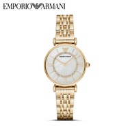 {Warranty 1 Year} New Emporio Armani AR1907  Ferris Wheel Watch Women's Gypsophila Quartz Watch Women's Light Gold 32mm