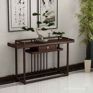 🚢Console Tables New Chinese Style Entrance Home Use Solid Wood Altar Light Luxury Storage Rack Home a Long Narrow Table