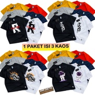 1 PACKAGE CONTAINS 3 T-SHIRTS | 40K GET 3 CHILDREN'S T-SHIRTS 2-16 Years Old Unisex Clothes CWO and 