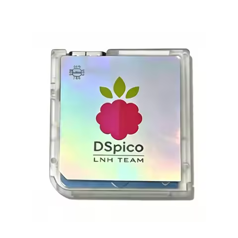 New DSpico Open-Source Game Reader Cart Clear White Molded Shell RP2040 USB C Type-C Compatible with