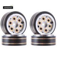 4Pcs 1.0inch Mini Beadlock Wheel Rims Hub for 1/24 1/18 RC Crawler TRX4M AX24 SCX24 FCX24 FCX18 RC C