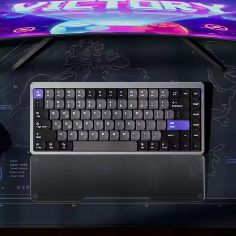 NuPhy Air75 HE Magnetic Switch Air75HE Keyboard Wired 8KHz Rapid Trigger 0.01mm Accuracy Esports Gam