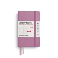 LEUCHTTURM1917 Weekly Planner & Notebook Pocket A6 2026 แพลนเนอร์และสมุดบันทึก ขนาด A6