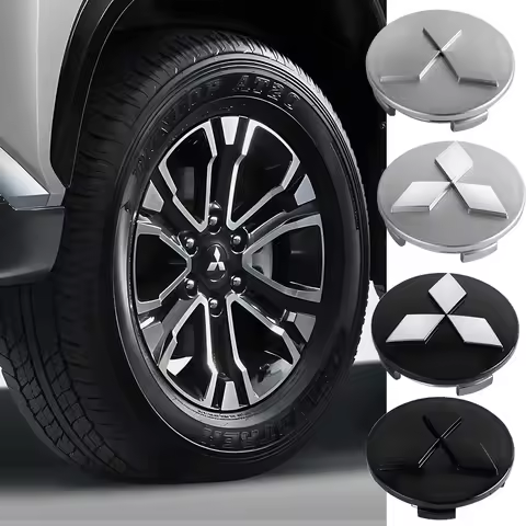 4pcs 60mm Car Hub Cap Wheel Center Emblem Cap For Mitsubishi Asx Outlander Lancer 10 3 L200 Xpander 