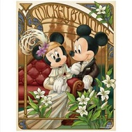 【🌟現貨～日本精品】Disney 迪士尼米奇米妮朱光拼圖300塊 yanoman puzzle