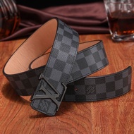 Ready Stock 2024 New Style [Fashion Belt] HOT Lv Fashion Belt, Men's Classic Style.Belt