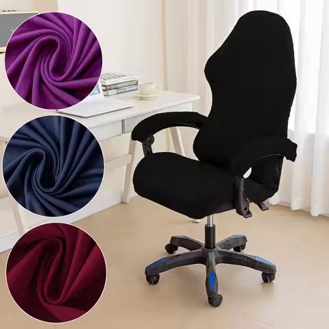 Fashion Simple Home Gaming Chair Cover Universal Computer Game Competitive Seat Backrest Armrest Ela