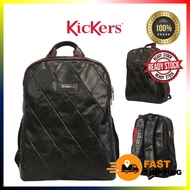 KICKERS ORIGINAL COW LEATHER BACKPACK BEG LELAKI KULIT ORIGINAL LEMBU ASLI BEG GALAS