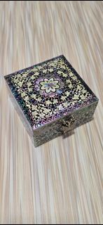 韓國傳統螺鈿漆盒(貝母鑲嵌首飾盒)