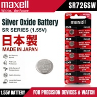 [GENUINE] Maxell Japan SR726SW (397) Silver Oxide Watch Battery Jam