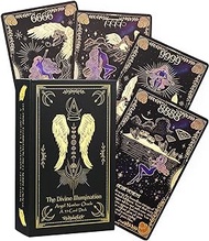 Illumination Angel Number Oracle and Affirmation Cards: a 55-Card Deck with Celestial Angelic Arts and Guided Message