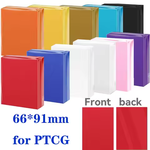 100 PCS 66×91mm Frosted Card Sleeves for MGT/PKM / Game Cards /Baseball Cards, PTCG Card Sleeves Exc