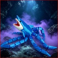 GL 3D Printed Giant Toothed Octopus Shark Toy Ancient Mutant Marine Creature Monster Figurine GL