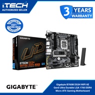 Gigabyte B760M DS3H WIFI 6E Gen5 Ultra Durable LGA 1700 DDR4 Micro ATX Gaming Motherboard