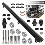 Black High Flow Injector Fuel Rail For Toyota Soarer Supra MK III Crown 1JZ 1JZGTE 2.5L Engine 1986-