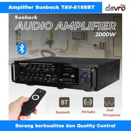 Sunbuck Bluetooth EQ Audio Amplifier Home Theater FM 2000W - TAV-6188BT