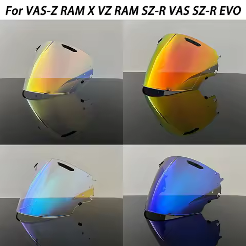 helmet Visor Anti-UV PC Lens For VAS-Z RAM X VZ RAM SZ-R VAS SZ-R EVO Model Smoke Dark Replacement V