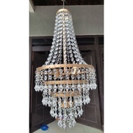 READY Lampu Gantung Kristal MURAH dekorasi pelaminan
