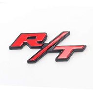 RT Metal Emblem 3D Chrome Red Badge Fender Trunk Sticker