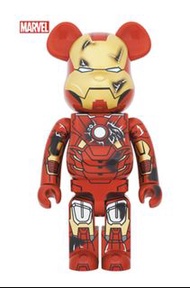Bearbrick Be@rbrick Avengers Iron Man Ironman Mark 7 damage version 400%