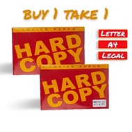 Buy1 Take 1: HARD COPY Short A4 Long Bond Paper 70gsm Letter Legal Coupon Band 500 Sheets School One