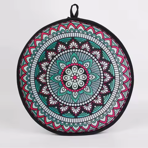 30cm Mexican Tortilla Insulation Bag, Thickened Cotton Round Pancake Insulation Bag for Home Kitchen