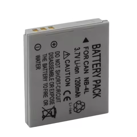3.7V 1200mAh NB-4L digital camera battery suitable for Canon IXUS 130 115 220 110 117 100 230 120hs