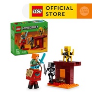 LEGO Minecraft 21266 The Nether Lava Battle Assembly Toy Set - Fun Action with 99 Blocks