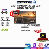 [ผ่อน 0% 3 ด.]ACER MONITOR VERO LED 23.8” RS242Y G0BPAMIX (IPS FHD 120Hz)/ประกัน 3 Years