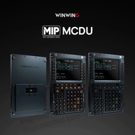 WINWING Flight Simulator MCDU Toliss Fenix Flight Control Display Civil Aviation Control Panel A320 