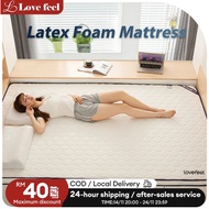 love feelFoldable Thick Tatami Mattress Topper 4/6CM Queen Size Latex & Memory Foam Soft & Durable A