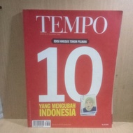 Majalah second TEMPO EDISI KHUSUS TOKOH PILIHAN. Desember 2006.