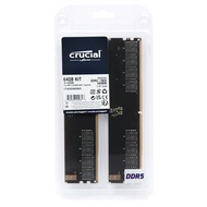 Crucial 64GB (2x32GB) DDR5 5600MHz CL46 UDIMM RAM Desktop Memory Kit, CT2K32G56C46U5