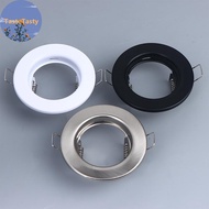 TasteTasty LED Downlights Frame Round Fixture Adjustable Downlight Led Holders Cutout For GU10 Bulb 