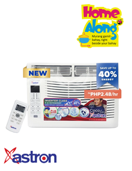 Astron Inverter Class .6HP Aircon with Remote (TC-LRE60 Built-In Air Filter Anti-Rust Body)