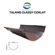 Home Gutter (SJAMU Metal Gutter) Classy Brown Gutter