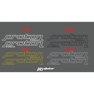 STICKER PROTON EONTECH KIRIKANAN PINTU BELAKANG