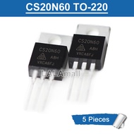 5pcs CS20N60 TO-220 CS 20N60 A8H TO220 20A/600V MOSFET Transistor new original