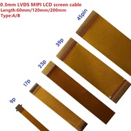 FPC FFC Line LVDS Wire Connector 0.3mm Pitch MIPI Ribbon Flexible Flat Cable 23Pin 25Pin 31Pin 35Pin