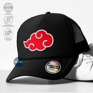 AKATSUKI Hat / Men's Snapback Hat / Mesh Trucker Hat Skena Outfit Distro Hat / Starboy Kalcer Men's 