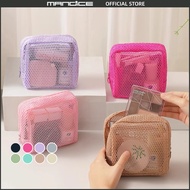 Cilks Dopamine Color Square Bag Portable Mesh Cosmetic Lipstick Bag Mesh Napkins Dispenser Bag M042