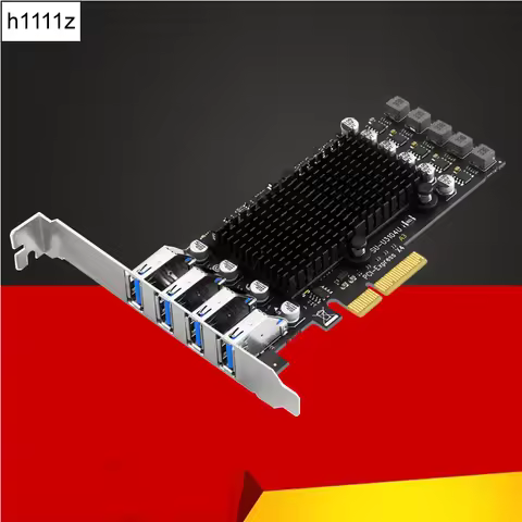 NEW PCIE USB Card 4 Port USB Multiplier Hub PCI E 4X Express to USB 3.2 Gen2 10G USB3.2 GEN 2 Expans