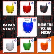 COVER PAPAN NOMOR START MOTOR TRIAL YZ 85 NEW ADA 7 WARNA PILIHAN