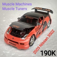 Diecast 64 Muscle Machines Nissan 350Z Open Hood