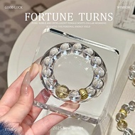 Energy bracelet Energy bracelet [Fuguang Shaped] Natural Pure White Crystal bracelet Money Transfer 