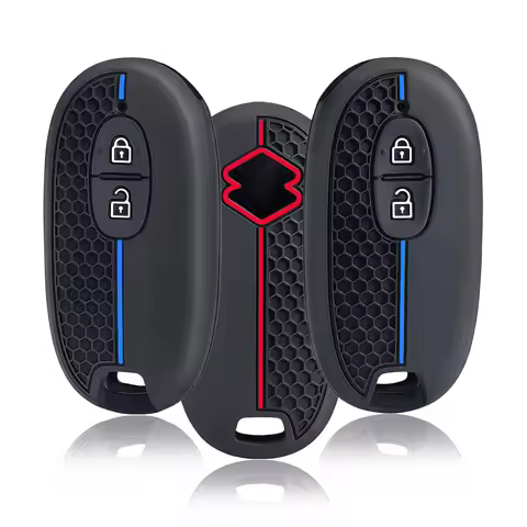 2 Buttons Car Key Case Cover Shell Fob For Suzuki Palette Solio MR Wagon Hustler Alto Lapin Every Sp